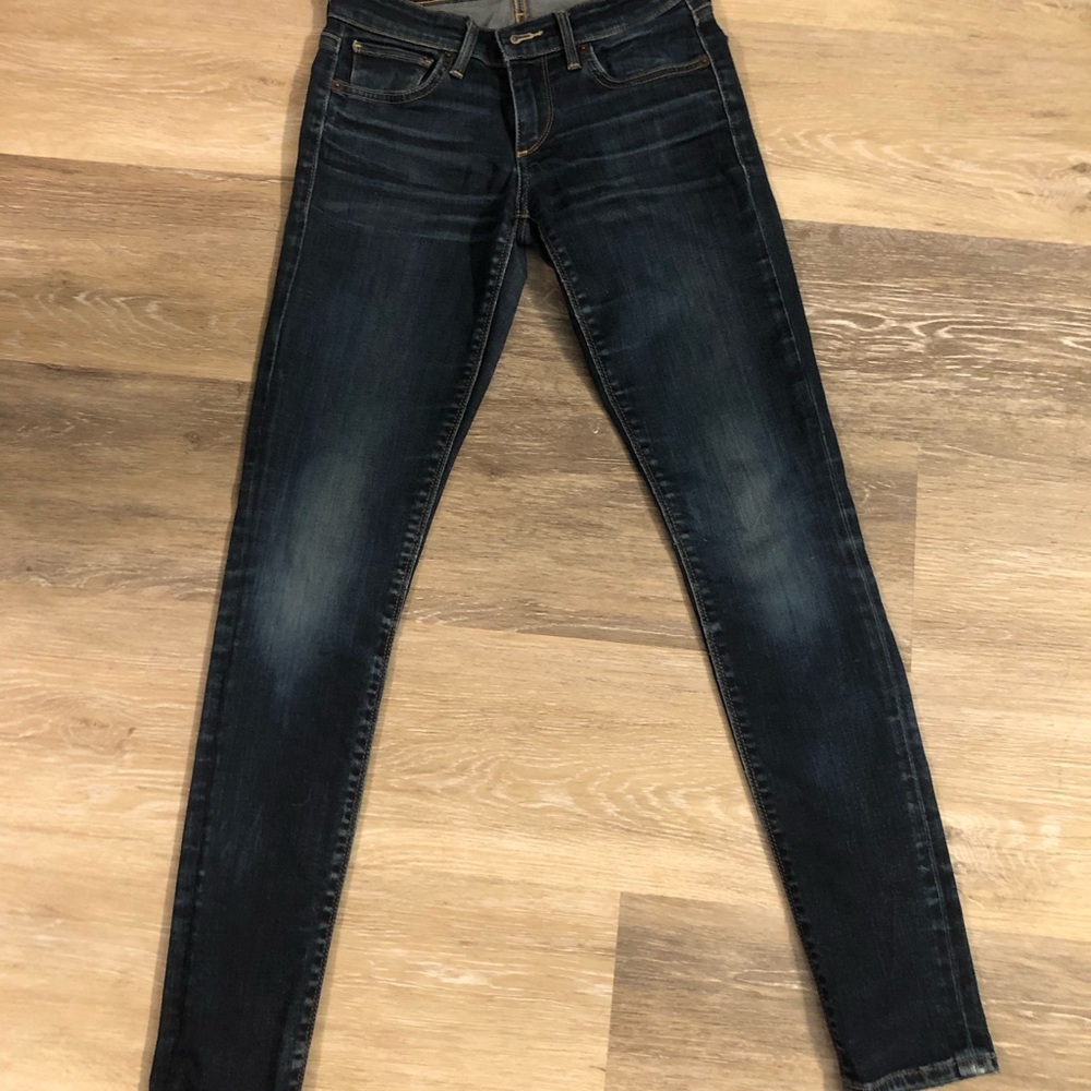 Lucky low/mid rise skinny jeans.